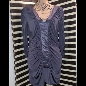 Pewter Gray Mini Dress